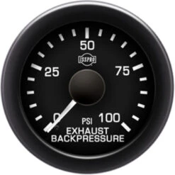 EV² R11000 Series 0-100 Exhaust Backpressure Gauge R11155