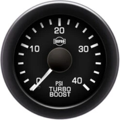 EV² R11000 Series 0-40 Electronic Turbo Boost Gauge R11333