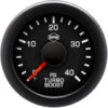 EV² R12000 Series 0-40 Electronic Turbo Boost Gauge R12333