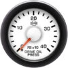 EV² R14000 Series 0-400 Drive Oil Pressure Gauge R14088