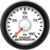 EV² R14000 Series 0-100 Exhaust Backpressure Gauge R14155