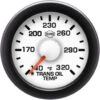 EV² R14000 Series 140-320° Transmission Temperature Gauge R14566