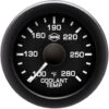 EV² R16000 Series 100-280° Coolant Temperature Gauge R16588