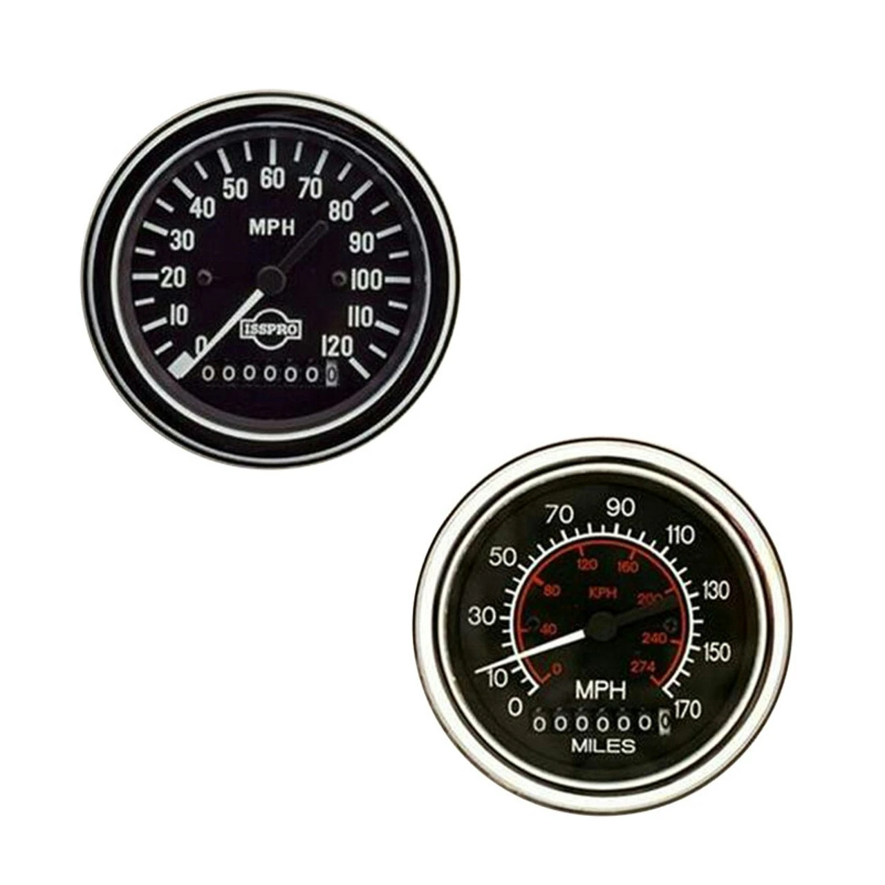 Semi Truck 3 3/8" Electric Programmable Speedometer Gauge By ISSPRO 1 Semi Truck 3 3/8" Electric Programmable Speedometer Gauge By ISSPRO